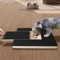 Wooden Dog Nail Scratch Pad with Built-in Treat Drawer
