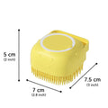 Soft Silicone Pet Bath Brush with Shampoo Dispenser
