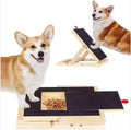 Dog Nail Filing Board with Treat Compartment - Durable Wooden Scratch Pad for All Breeds (Adjustable)