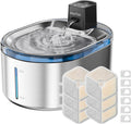 Stainless Steel Wireless Cat Water Fountain, 152 Oz (4.5L) Capacity
