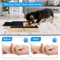 Dog Nail Filing Board with Treat Compartment - Durable Wooden Scratch Pad for All Breeds (Adjustable)