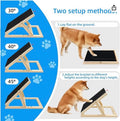 Dog Nail Filing Board with Treat Compartment - Durable Wooden Scratch Pad for All Breeds (Adjustable)