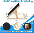 Dog Nail Filing Board with Treat Compartment - Durable Wooden Scratch Pad for All Breeds (Adjustable)