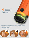 6-Speed Quiet Pet Nail Grinder with LED Lights