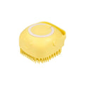 Soft Silicone Pet Bath Brush with Shampoo Dispenser